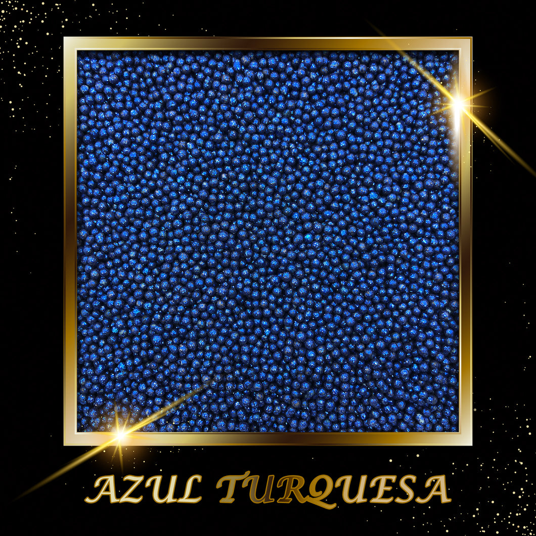 Perla Diamantada Azul Turqueza Baby