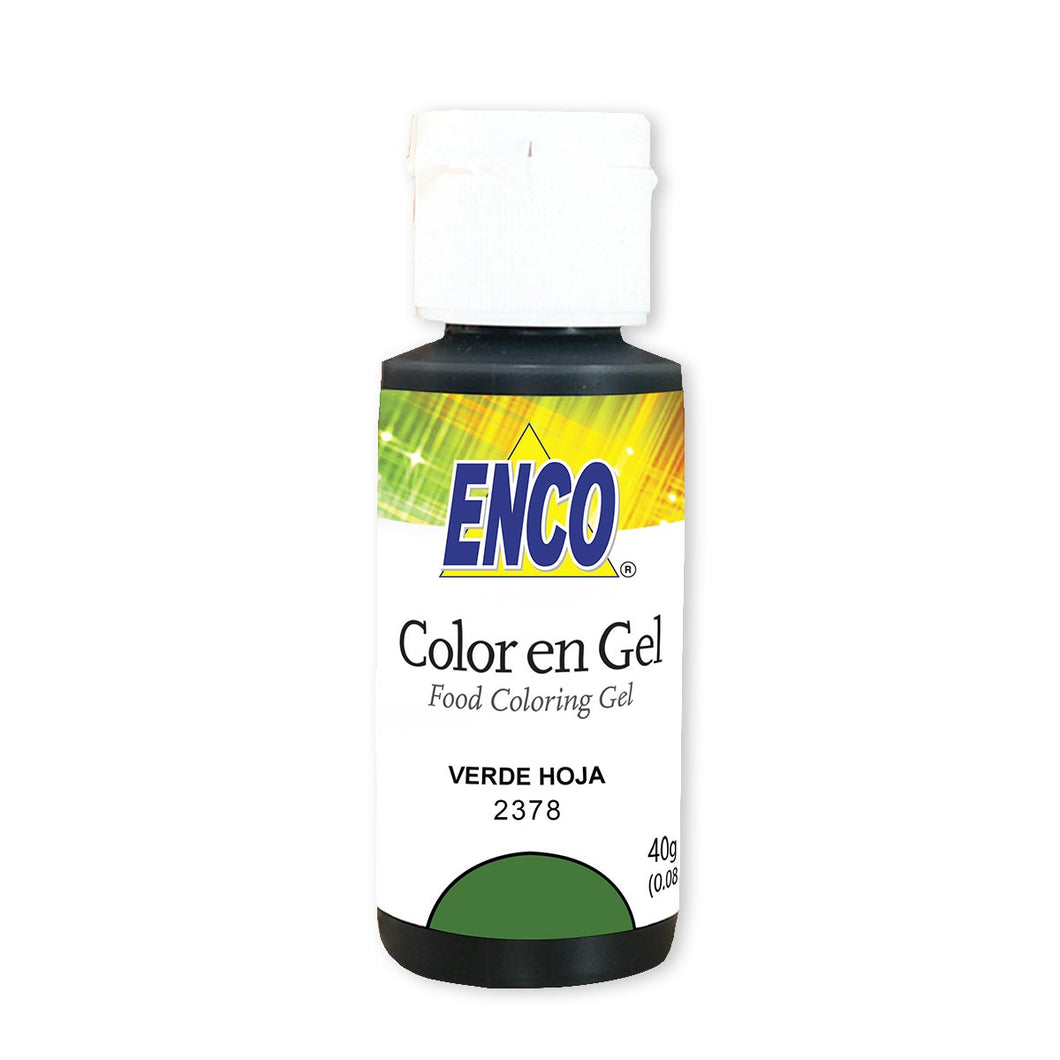 Colorante En Gel Verde Hoja 40 Grs Enco