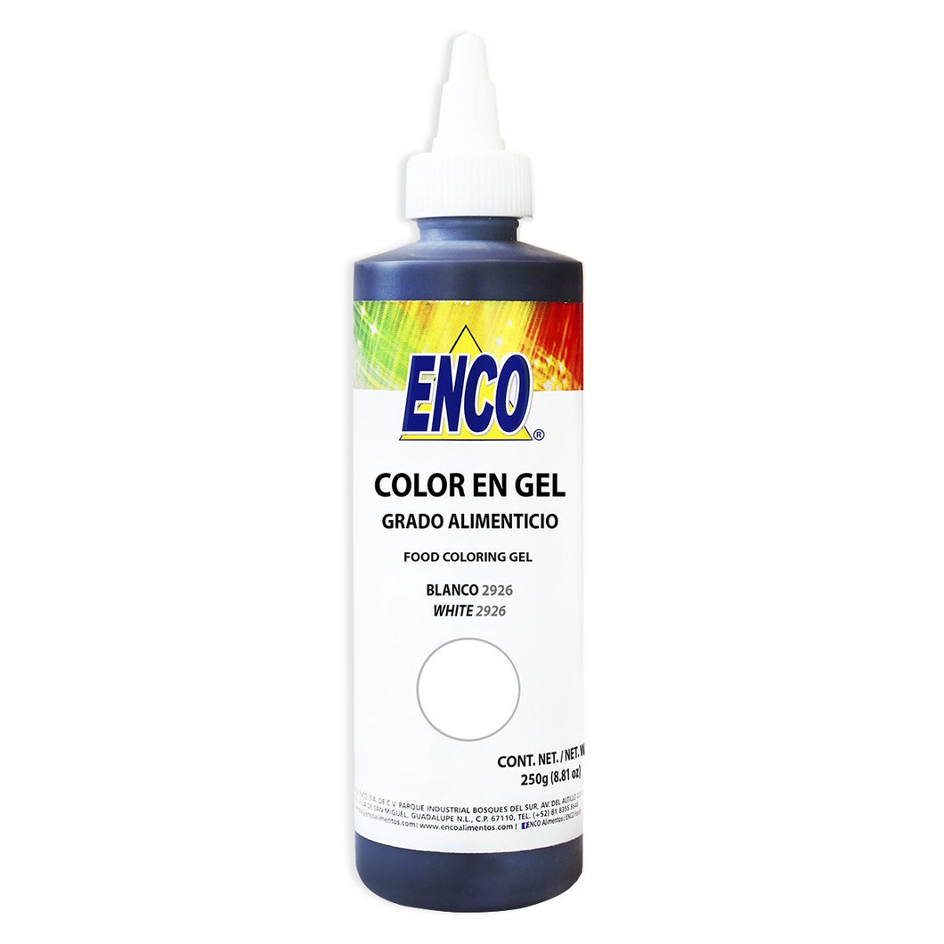 Colorante en Gel Blanco 250gr Enco