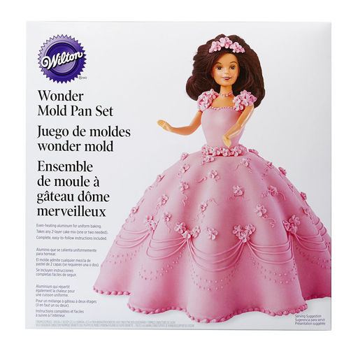 Molde Pastel Maravilla Barbie