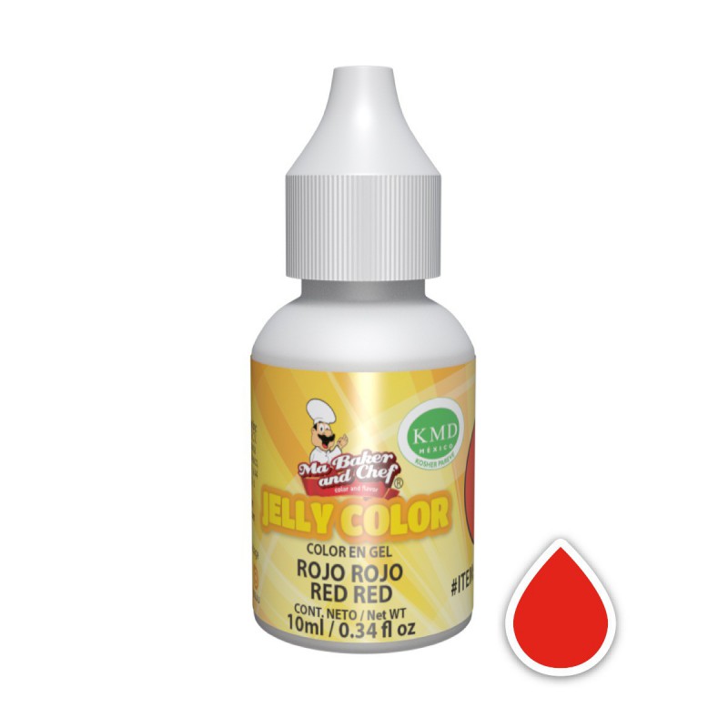 Jelly Color Rojo Rojo 10ml