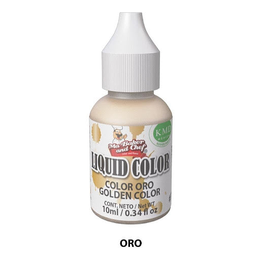 Liquid Color Metalico Oro 10ml