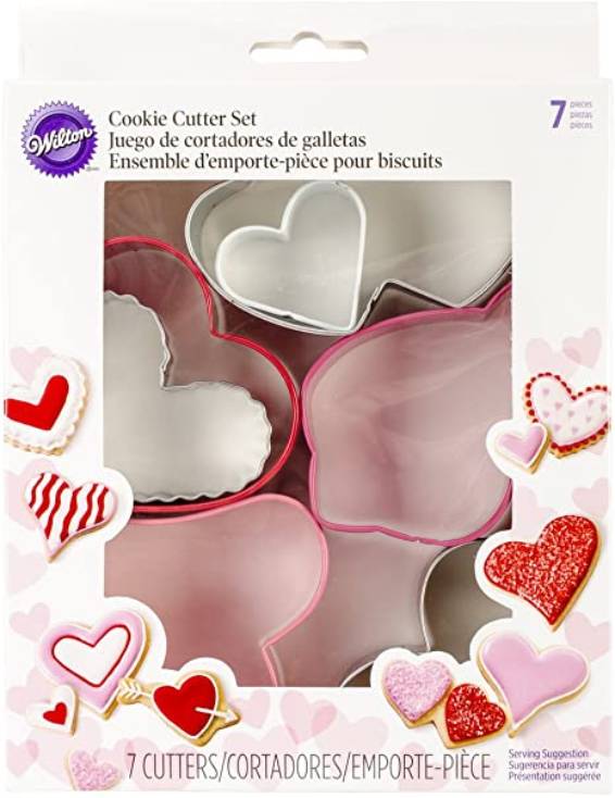 Cortador Galleta Corazones Surtidos 7 pz