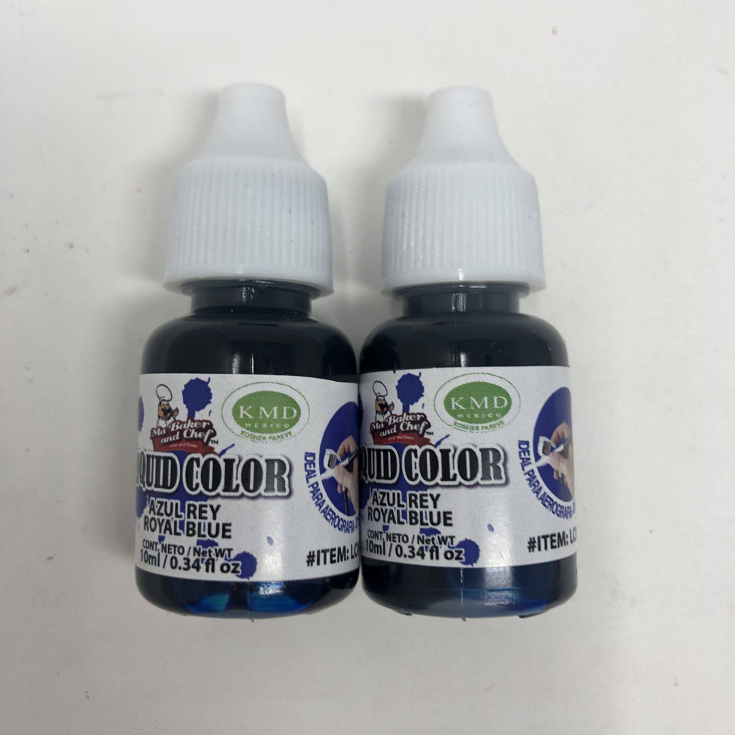 Liquid Color Metalico Azul Rey 10ml