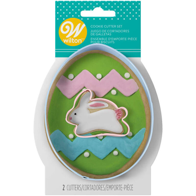 Cortadores Galleta Mtl Huevo Mini Conejo Pascua