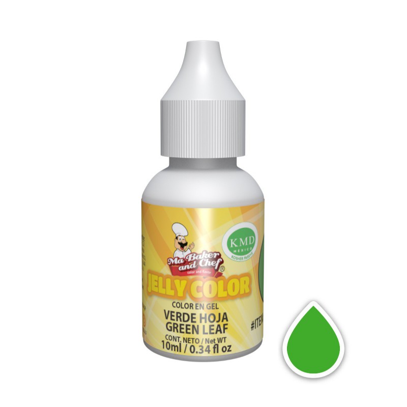 Jelly Color Verde Hoja 10ml