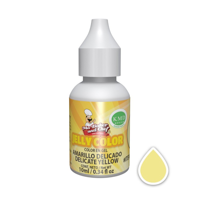 Jelly Color Amarillo Delicado 10ml