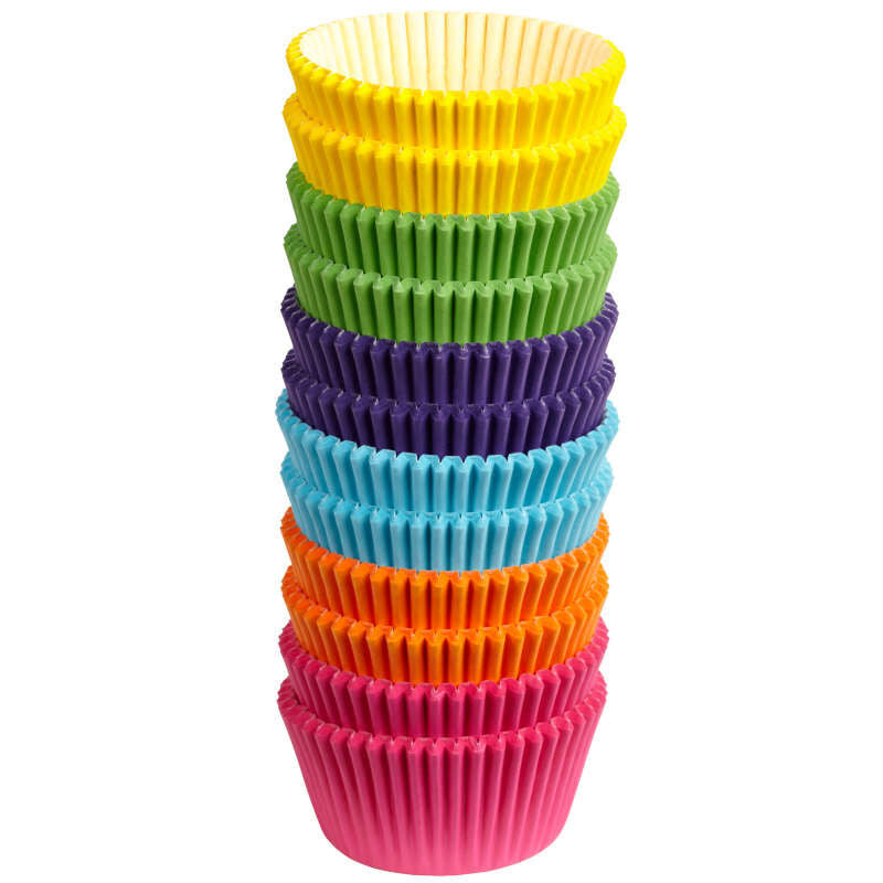 Capacillo Baking Cups Arcoiris Vivo