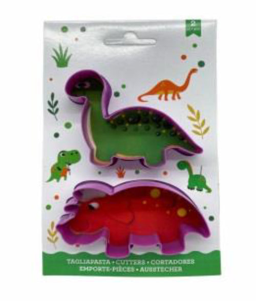 Cortador Galleta Plastico Dinosaurios Bebes