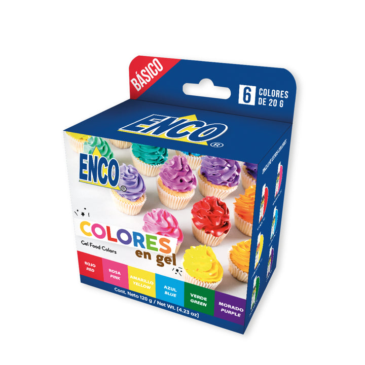 Kit 6 Colores Basicos Enco