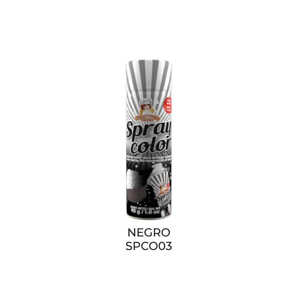 Aerosol Color Negro 45g