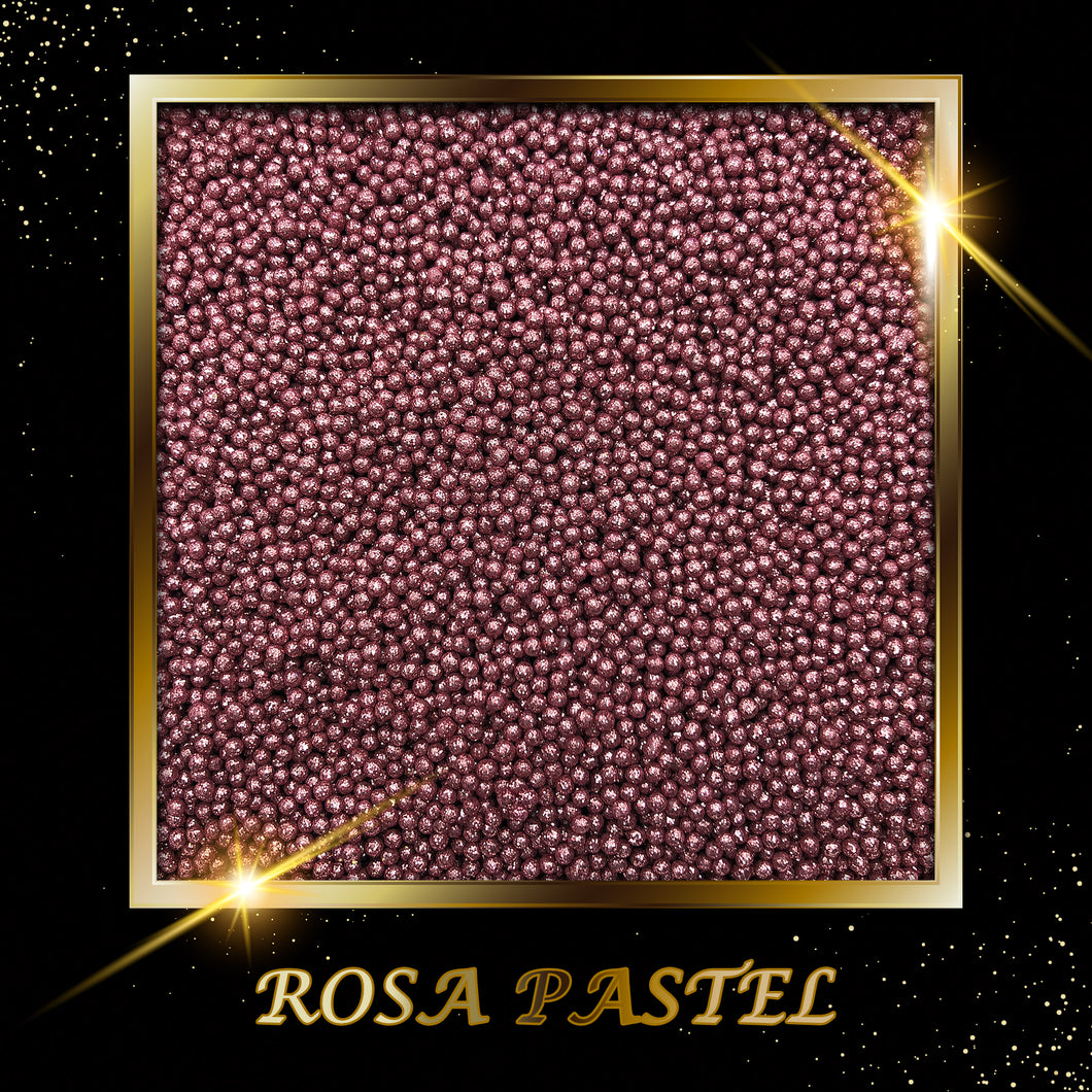 Perla Diamantada Rosa Pastel Baby