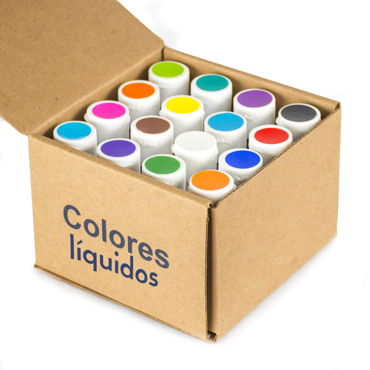 Kit 16 Colores Liquidos Aerografo 40gr