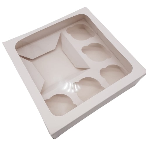 Caja Blanca para cupcake y pastel