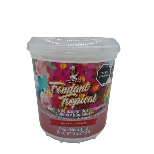 Fondant Pasta Super Rojo Tropical 1kg