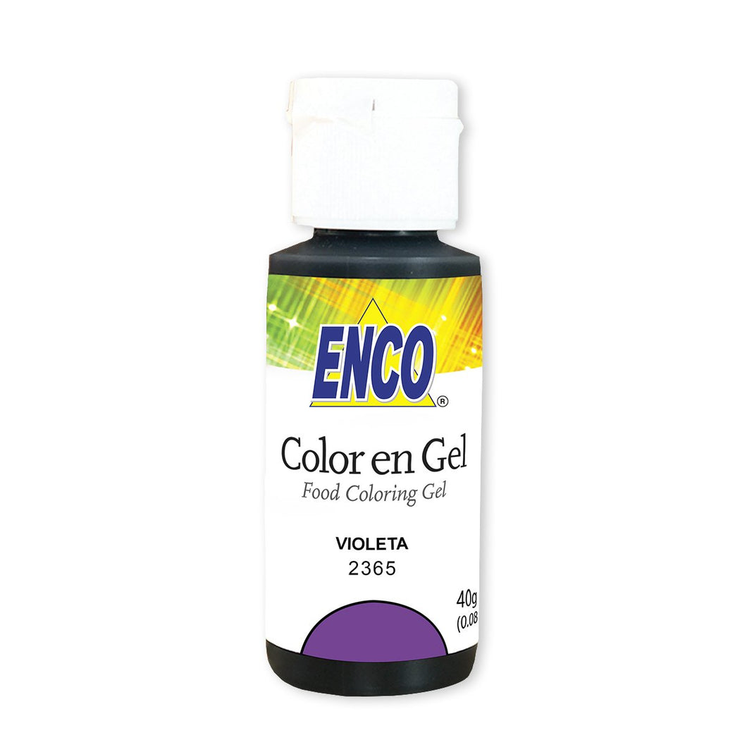 Colorante En Gel Violeta 40 Grs Enco