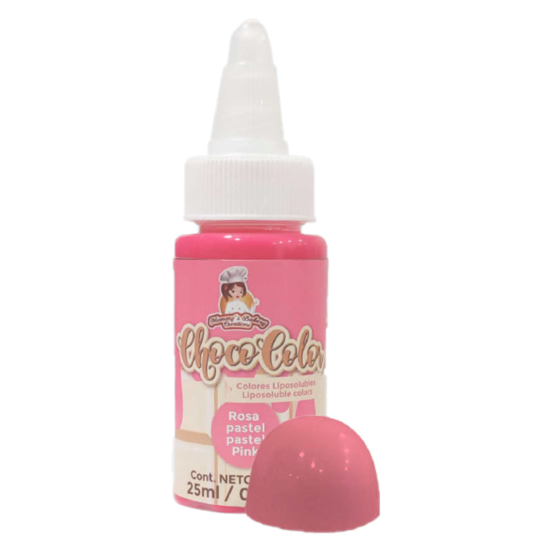 CHOCO COLOR LIPOSOLUBLE PARA CHOCOLATE ROSA PASTEL 60 ML