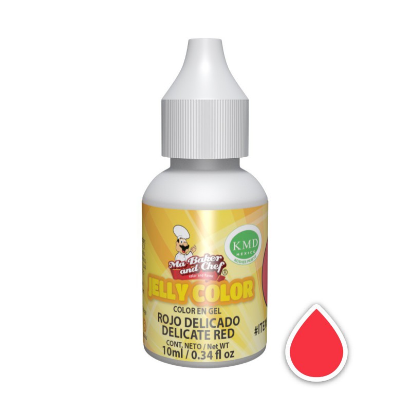 Jelly Color Rojo Delicado 10ml