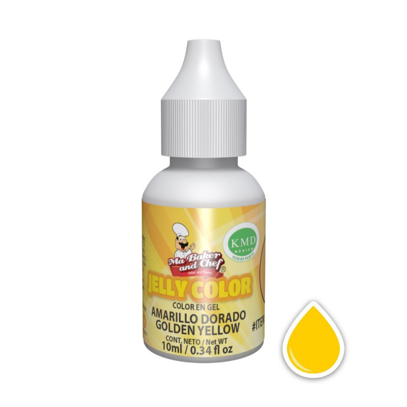 Jelly Color Amarillo Dorado 10ml