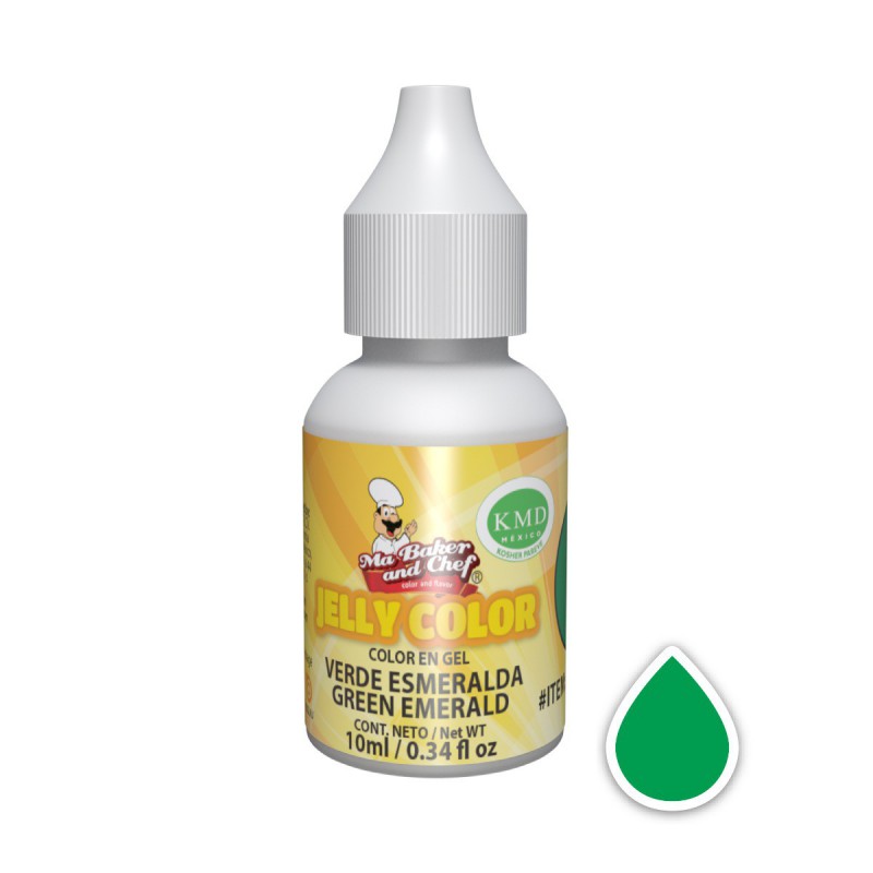 Jelly Color Verde Esmeralda 10ml