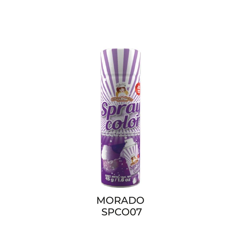 Aerosol Color Morado 45g