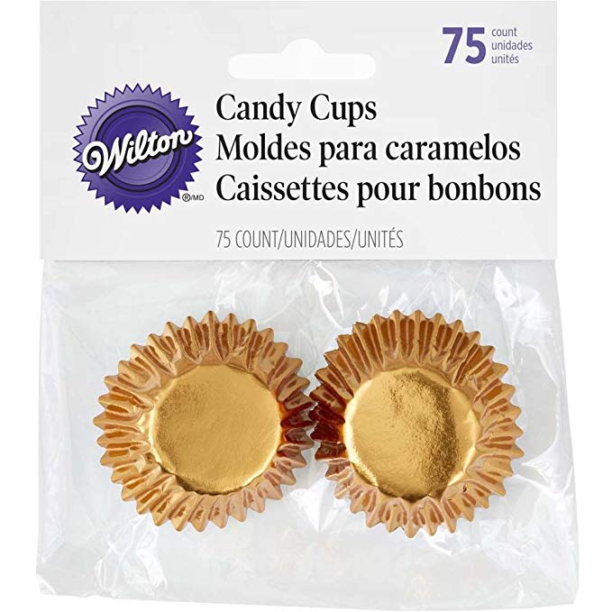 Capacillo para Caramelos Gold Foil