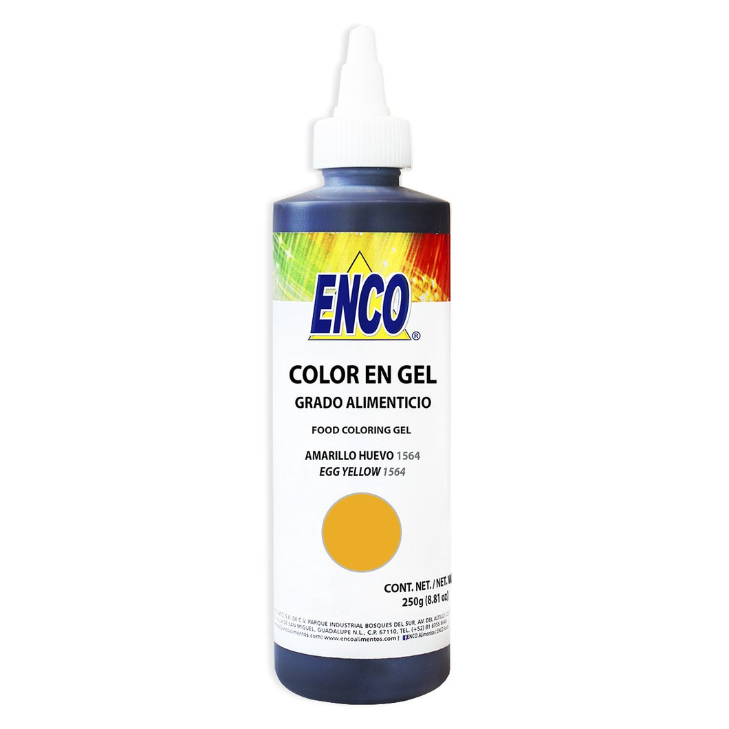 Colorante en Gel Amarillo Huevo 250gr Enco