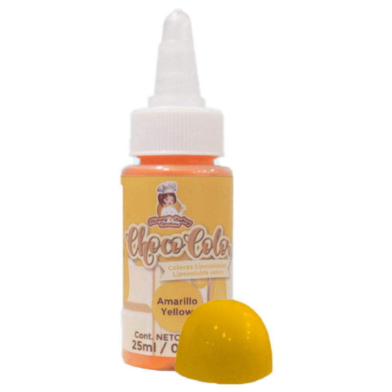 Choco Color Liposoluble para Chocolate Amarillo 60ml