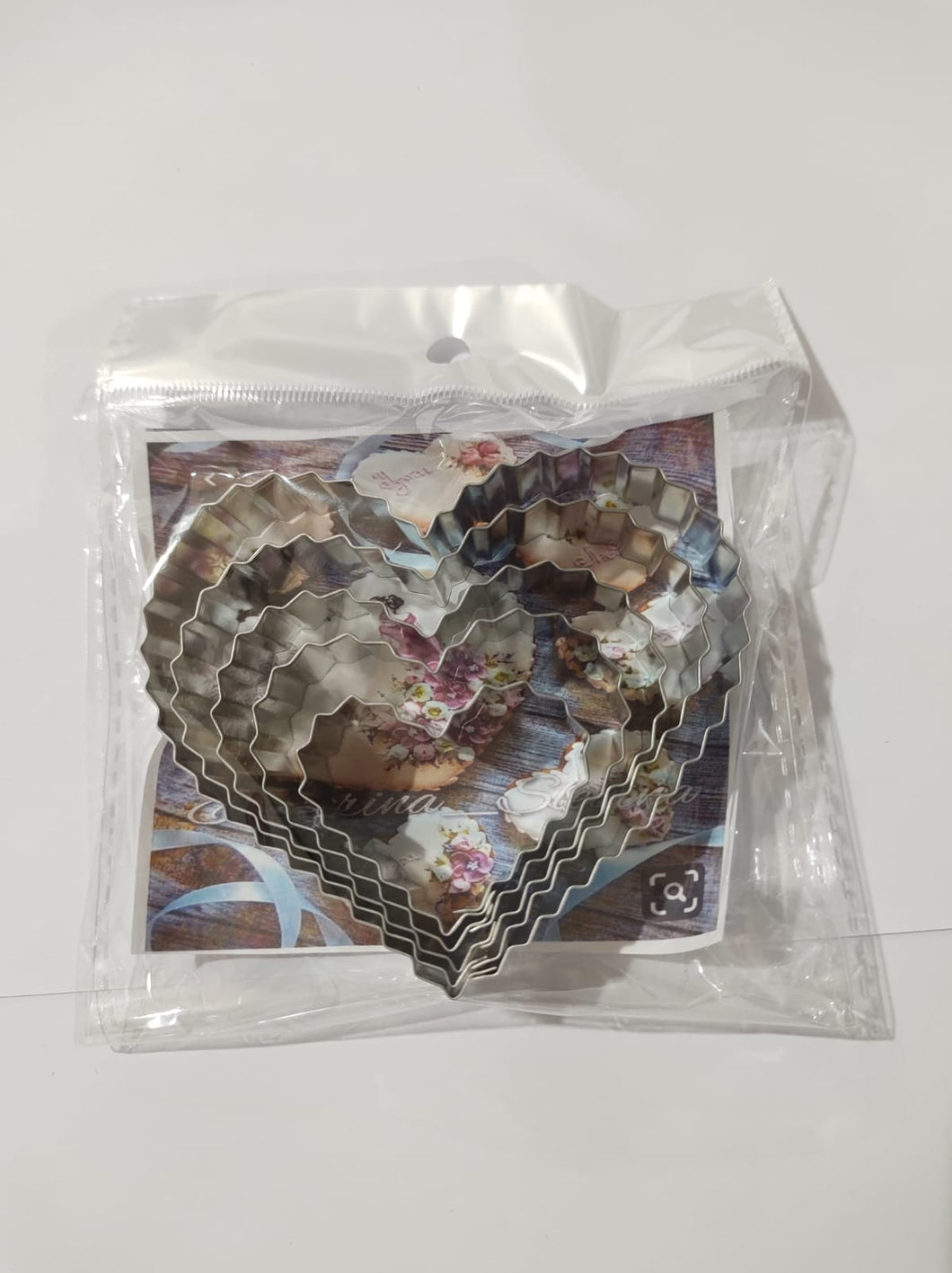 Cortadores Corazon Rizado 5 pz