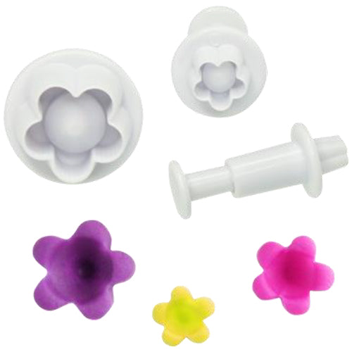 Juego Cortador Eyector Flor 5 Petalos Chico