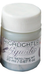 Highlighter Resaltador Liquido Color Plata 20ml