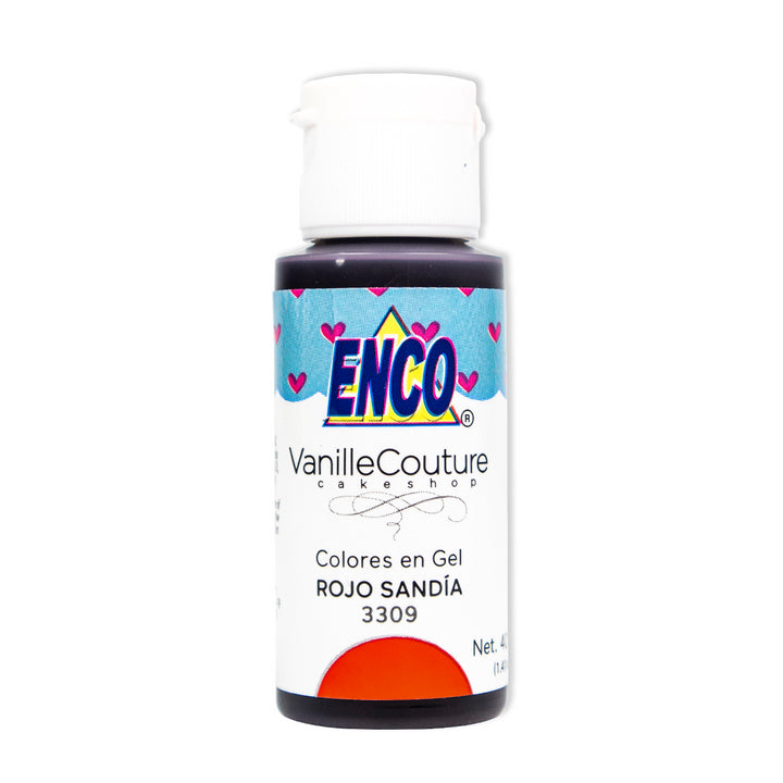 Colorante En Gel Rojo Sandia 40 Grs Enco