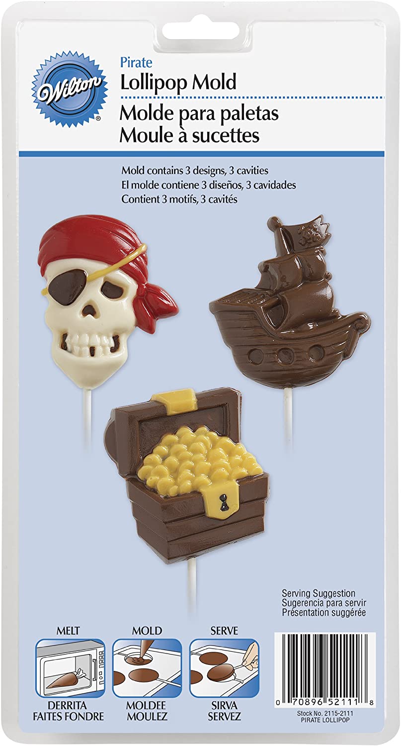 Molde para Chocolate Piratas