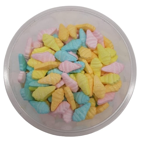 Deco Azucar Helado Rosa Azul Amarillo 50gr