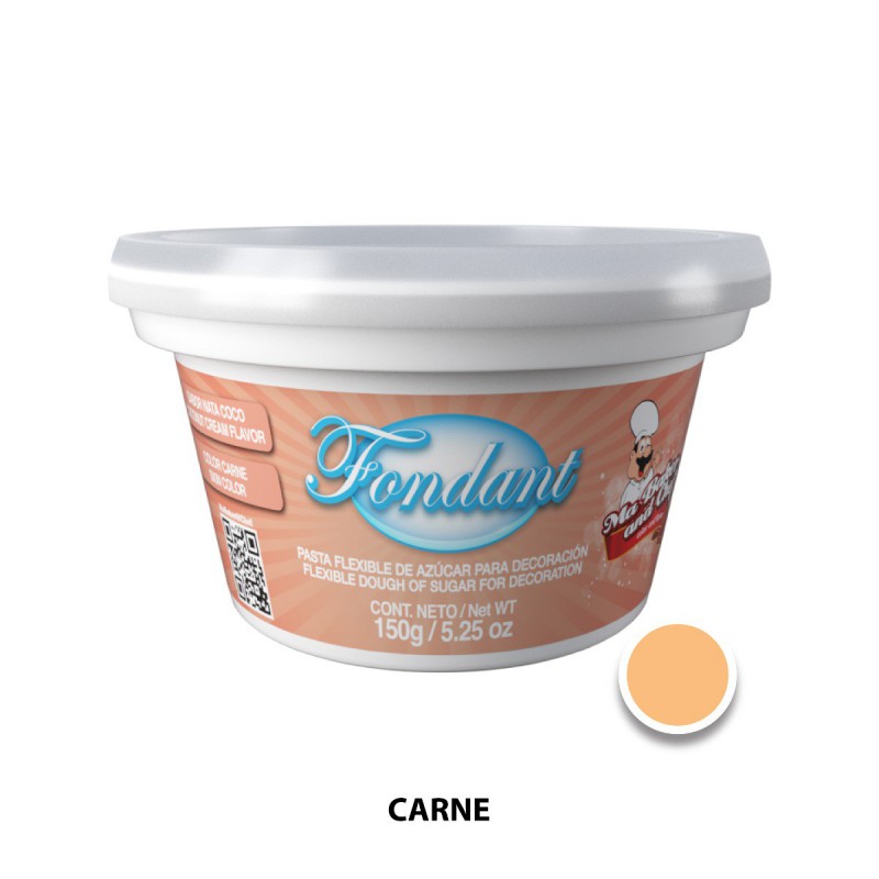 Fondant Carne Sabor Nata Coco 150 gr