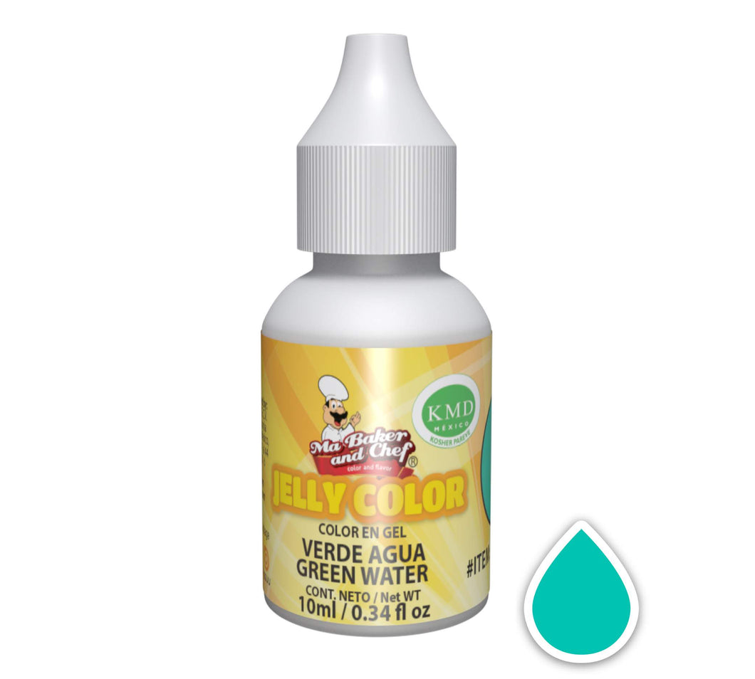 Jelly Color Verde Agua 10ml