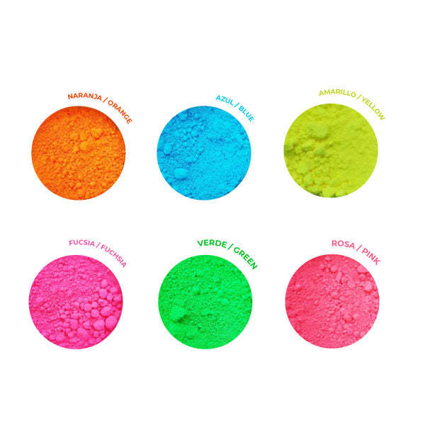 Kit de Matizador en Polvo Gama Neon Lights (6 Colores)