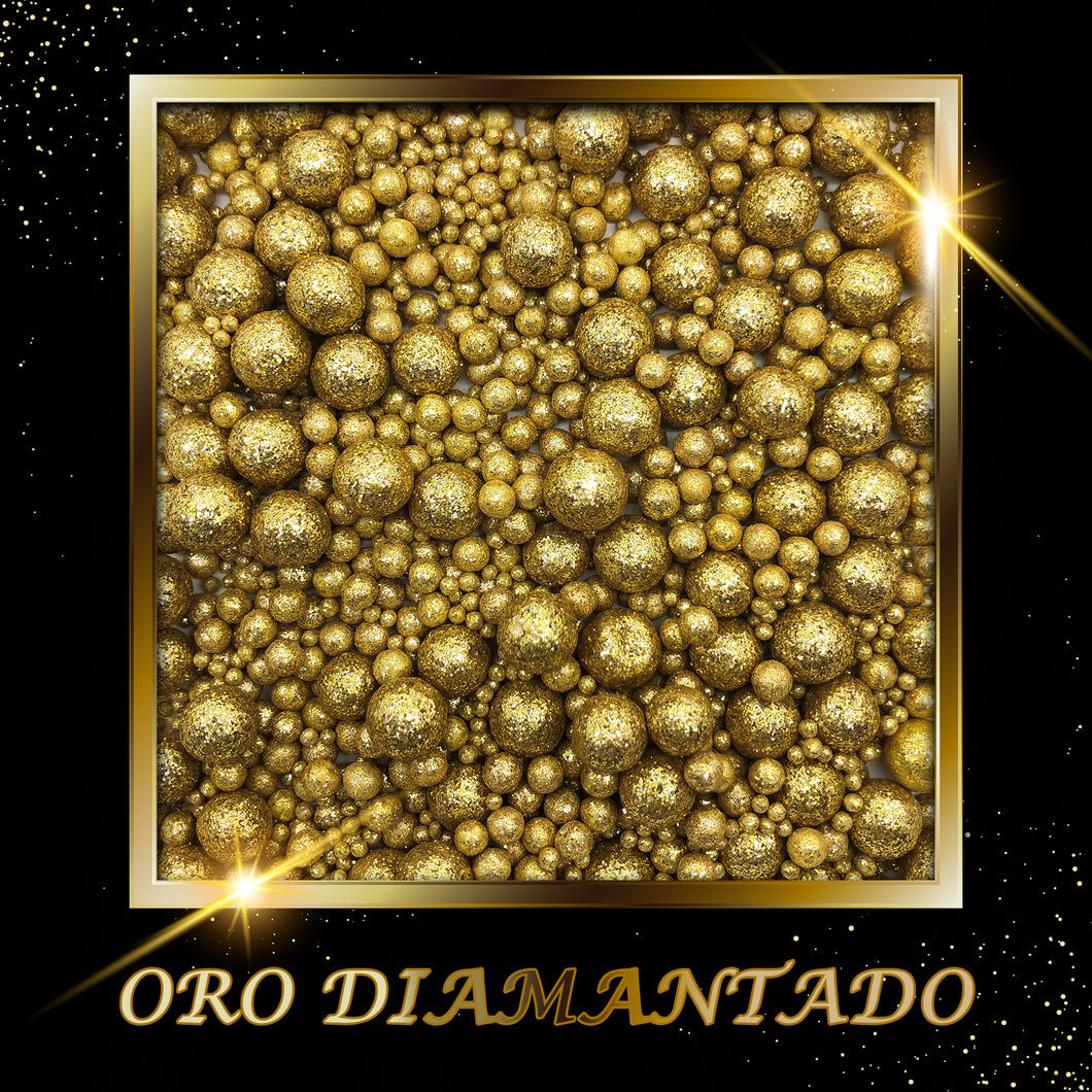 Perla Diamantada Oro Mixta